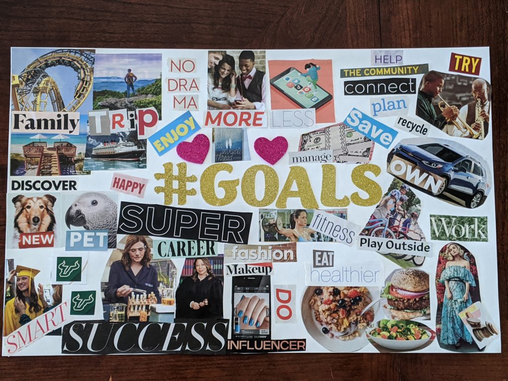 Best Way to Create a Vision Board for Your Goals - Crafting A Fun Life