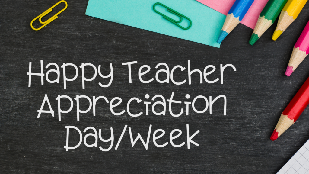 National Teacher Appreciation Day! « Anderson Jones