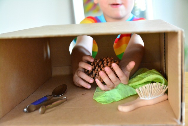 Five Minute Montessori - DIY Mystery Box - how we montessori