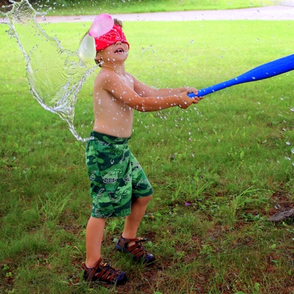 Water Balloon Bash Pinata Game | Fireflies and Mud Pies